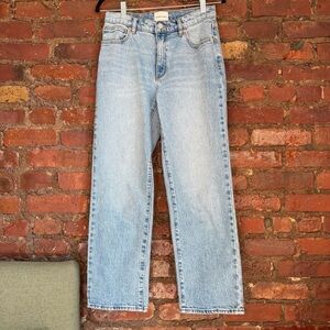 Abrand Women's Light Blue Straight Leg Jeans